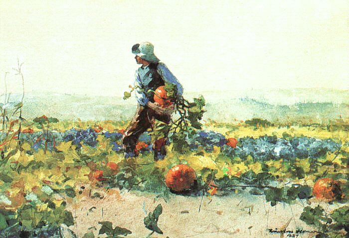 Winslow Homer For to be a Farmer's Boy France oil painting art